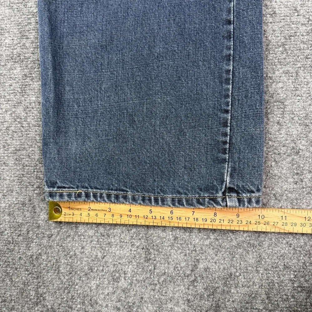 Vintage Levis 569 Mens Loose Straight Jeans 38x30 Blue Medium Wash Y2K Denim